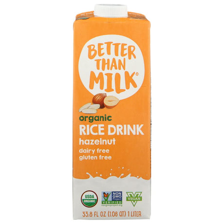 BETTER THAN MILK: Milk Rice Hazelnut Org, 33.8 fo - #tag1# - #tag2#