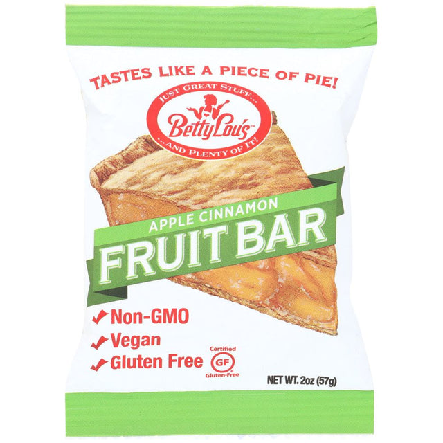 BETTY LOUS: Apple Cinnamon Fruit Bar, 2 oz - #tag1# - #tag2#
