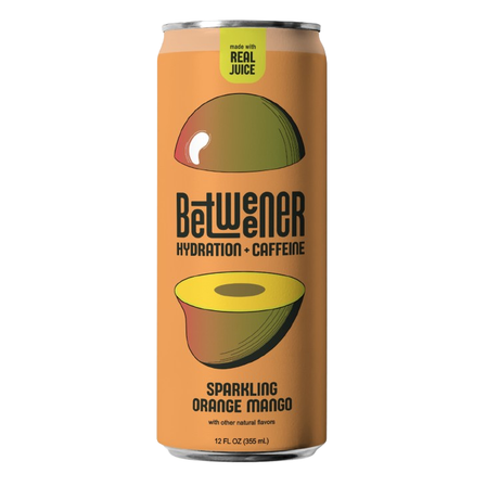 BETWEENER: Hydration Caffeine Orange Mango, 12 fo - #tag1# - #tag2#