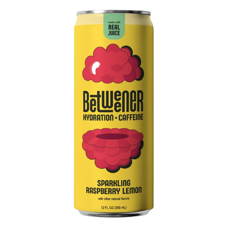 BETWEENER: Hydration Caffeine Raspberry Lemon, 12 fo - #tag1# - #tag2#