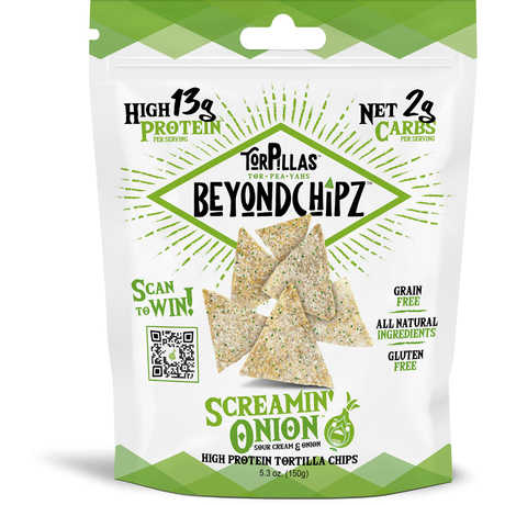 BEYONDCHIPZ: Screamin Onion Chips, 5.3 oz - #tag1# - #tag2#