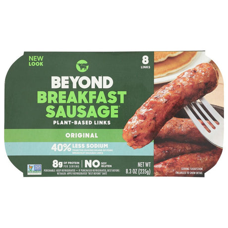 BEYOND MEAT: Beyond Breakfast Sausage Classic Plant Based Links, 8.3 oz - #tag1# - #tag2#