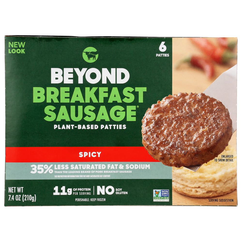 BEYOND MEAT: Beyond Breakfast Sausage Spicy Plant Based Patties, 7.4 oz - #tag1# - #tag2#