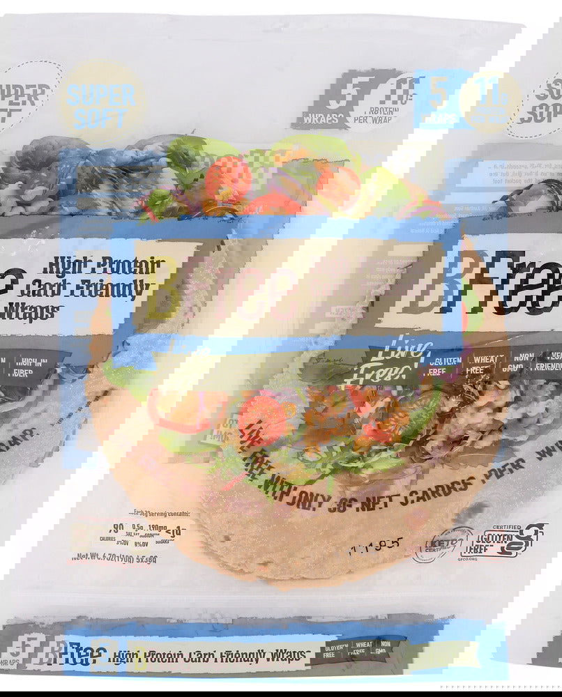 BFREE: High Protein Wraps, 4 pc - #tag1# - #tag2#