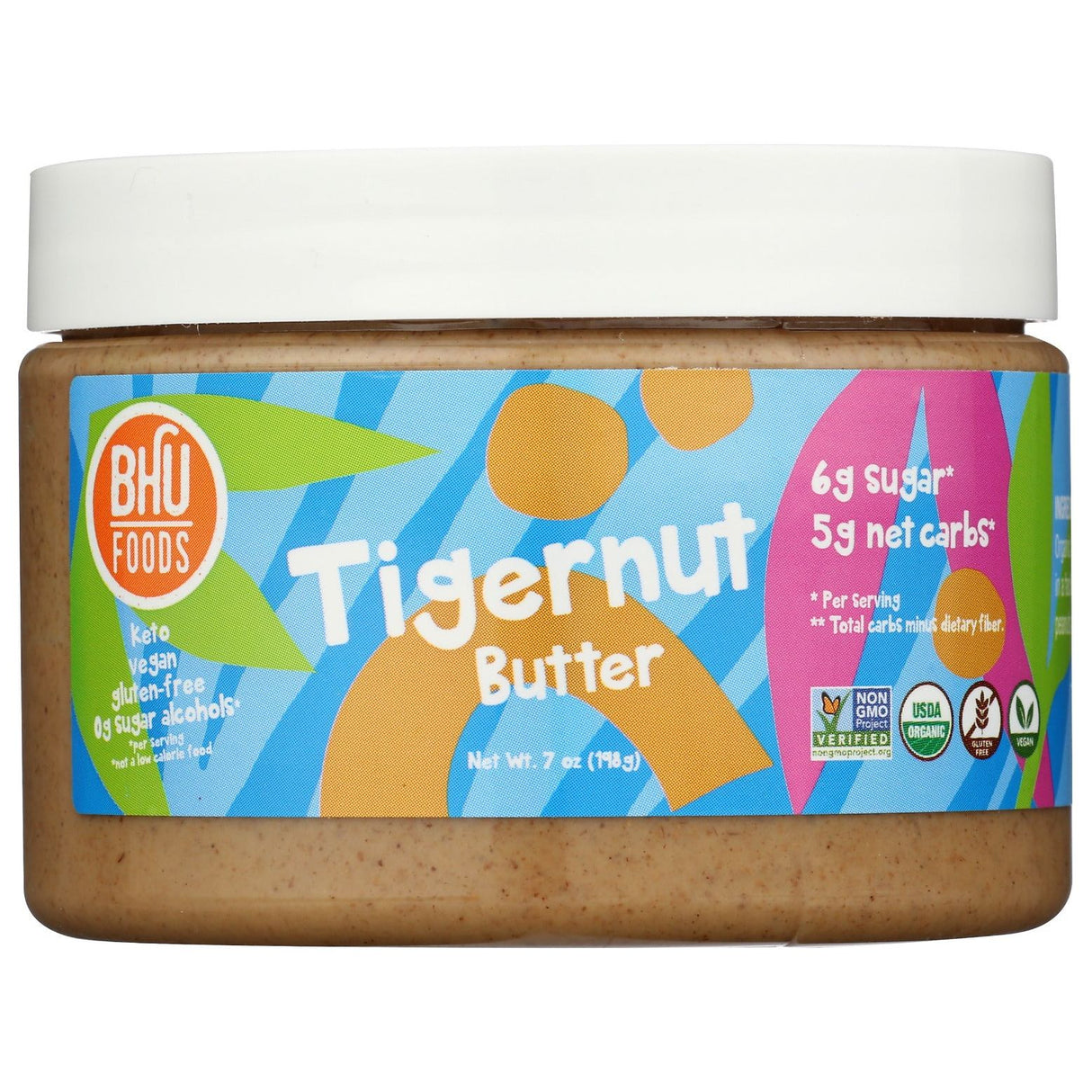 BHU FOODS: Tigernut Butter Plain, 7 oz - #tag1# - #tag2#