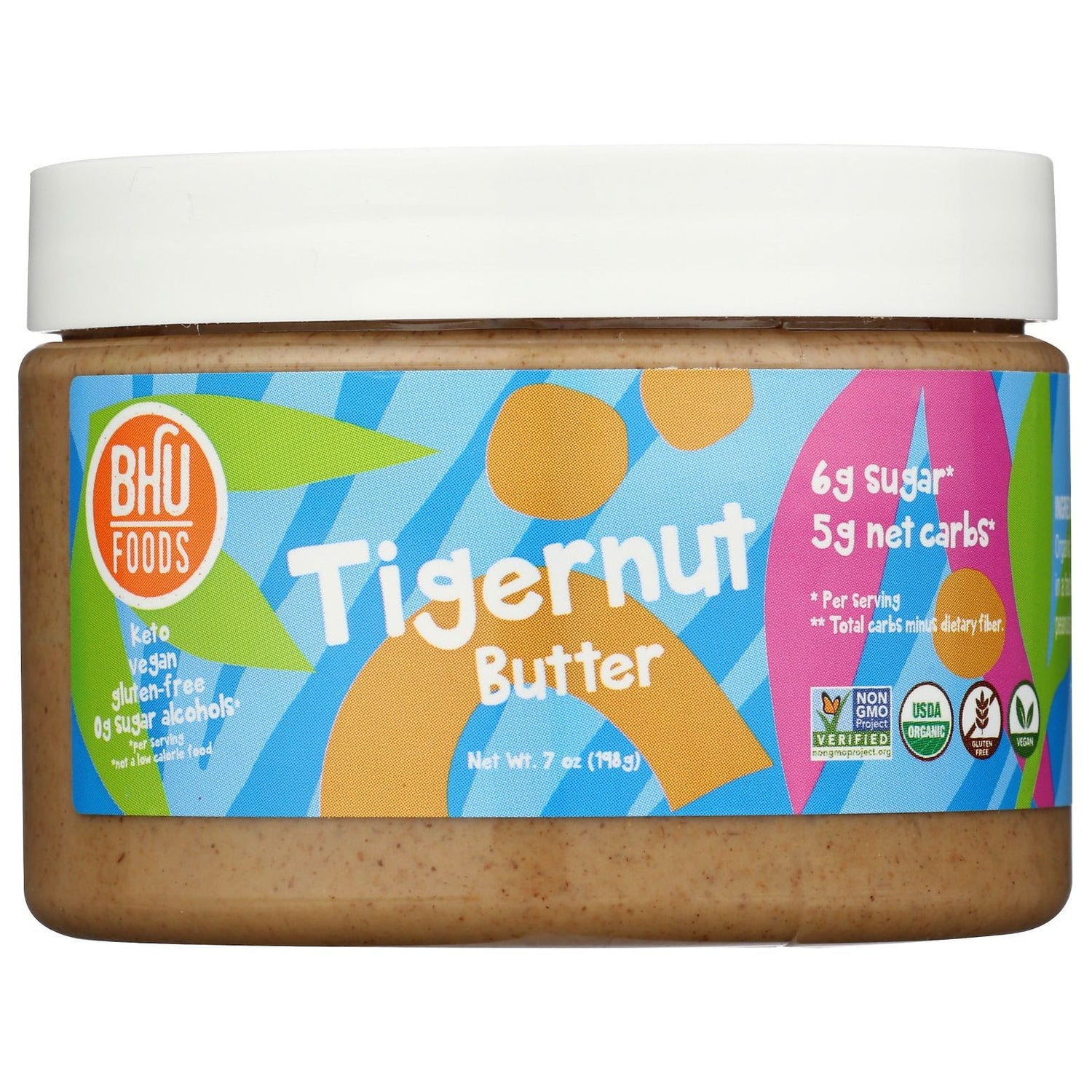 BHU FOODS: Tigernut Butter Plain, 7 oz - #tag1# - #tag2#