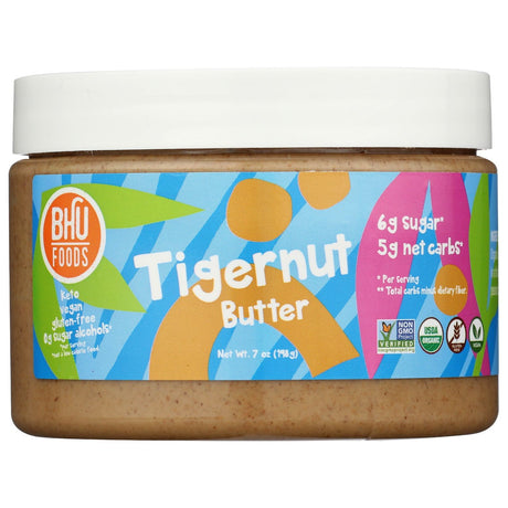 BHU FOODS: Tigernut Butter Plain, 7 oz - #tag1# - #tag2#