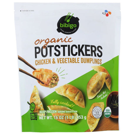 BIBIGO: Organic Potstickers Chicken and Vegetable Dumplings, 16 oz - #tag1# - #tag2#
