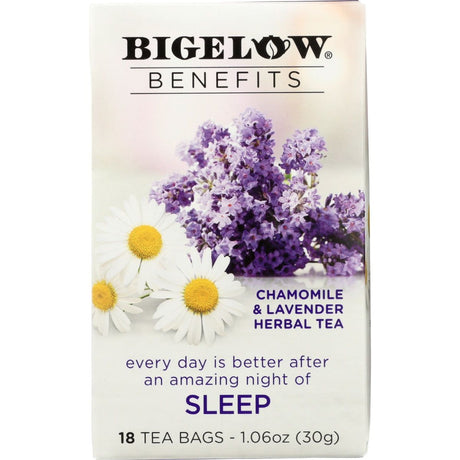BIGELOW: Benefits Chamomile and Lavender Herbal Tea 18 Bags, 1.06 oz - #tag1# - #tag2#