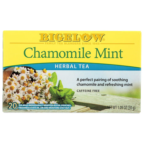 BIGELOW: Chamomile Mint Herbal Tea 20bg, 1.09 oz - Sunshine Co Op. - #tag1# - #tag2# - #tag3# - #tag4#