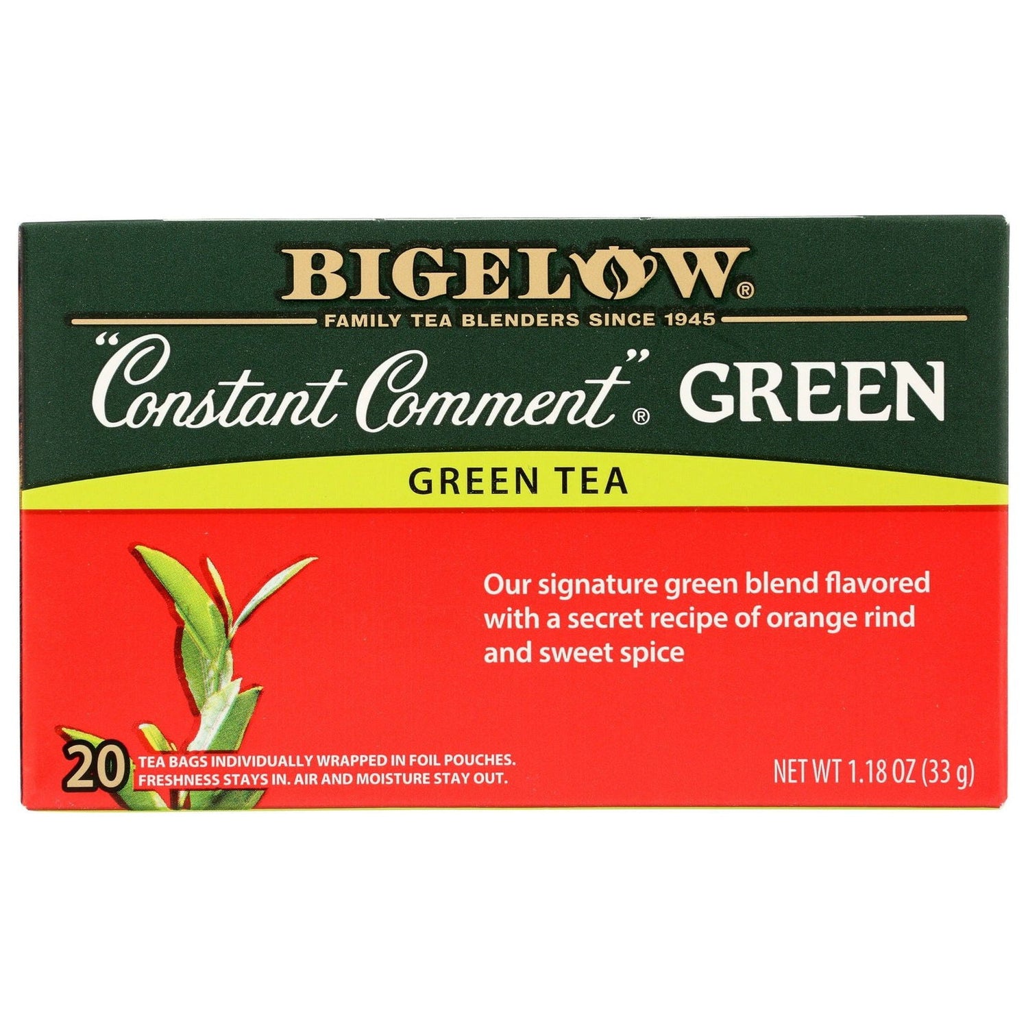 BIGELOW: Constant Comment Green Tea 20Bg, 1.18 oz - #tag1# - #tag2#