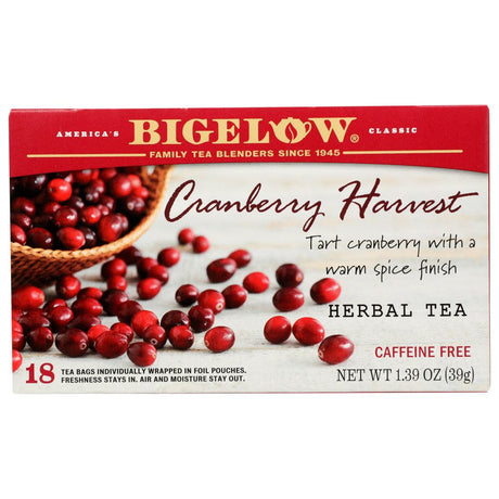 BIGELOW: Cranberry Harvest Herbal Tea, 1.39 oz - #tag1# - #tag2#