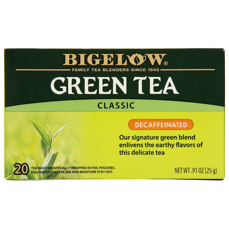 BIGELOW: Green Tea Classic Decaffeinated 20 Tea Bags, 0.91 oz - #tag1# - #tag2#