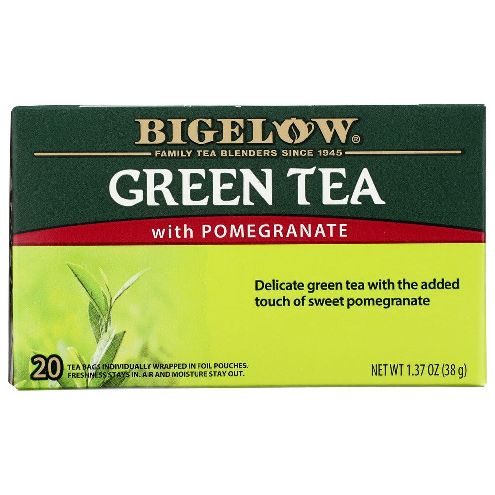 BIGELOW: Green Tea With Pomegranate 20 Tea Bags, 1.37 oz - #tag1# - #tag2#