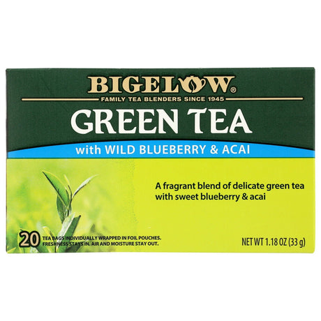BIGELOW: Green Tea With Wild Blueberry Acai, 1.18 oz - #tag1# - #tag2#