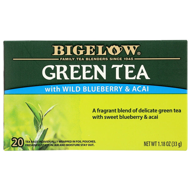 BIGELOW: Green Tea With Wild Blueberry Acai, 1.18 oz - #tag1# - #tag2#