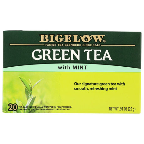 BIGELOW: Green Tea with Mint, 20 tea bags - #tag1# - #tag2#
