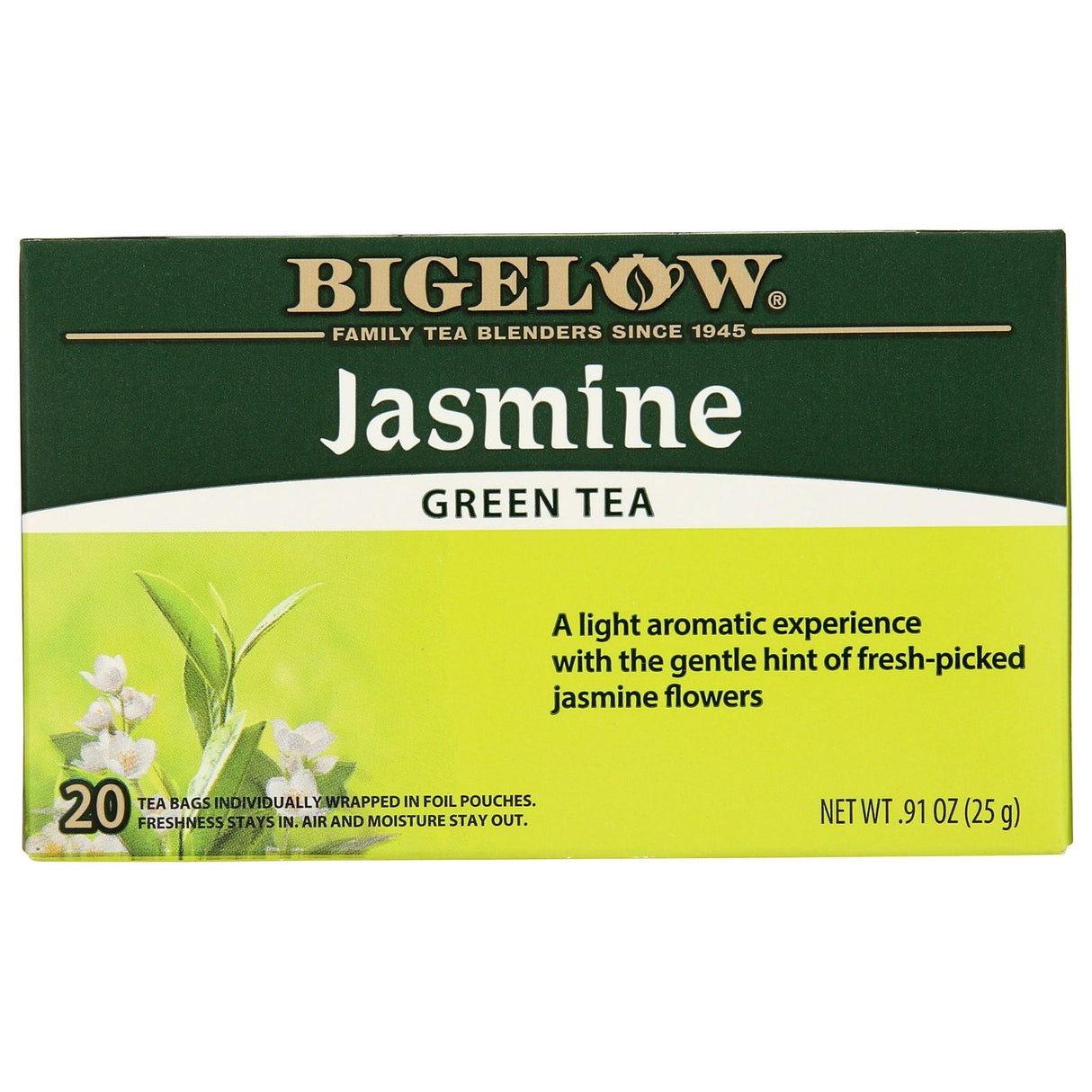 BIGELOW: Jasmine Green Tea 20 Tea Bags, 0.91 oz - #tag1# - #tag2#