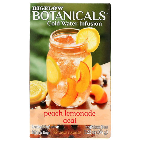 BIGELOW: Peach Lemonade Acai 18 Teabags, 1.23 oz - #tag1# - #tag2#