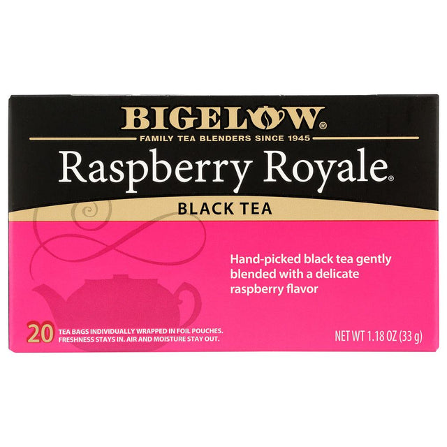 BIGELOW: Raspberry Royale Black Tea 20 Tea Bags, 1.18 oz - #tag1# - #tag2#