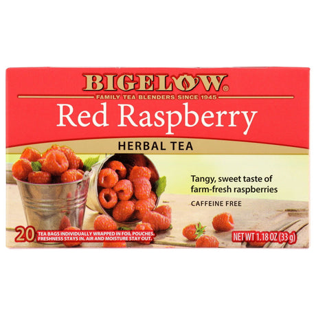 BIGELOW: Red Raspberry Herbal Tea 20Bg, 1.18 oz - #tag1# - #tag2#