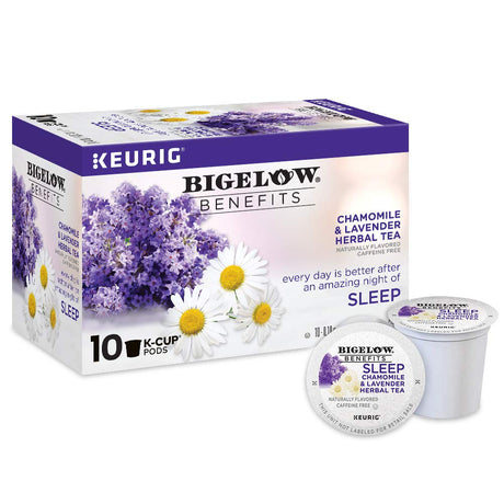 BIGELOW: Sleep Chamomile Lavender Tea Kcup, 10 ea - #tag1# - #tag2#