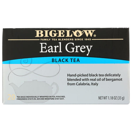 BIGELOW: Tea Black Tea Earl Grey, 20 tea bags - #tag1# - #tag2#