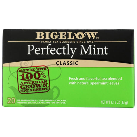 BIGELOW: Tea Black Tea Plantation Mint, 20 tea bags - #tag1# - #tag2#