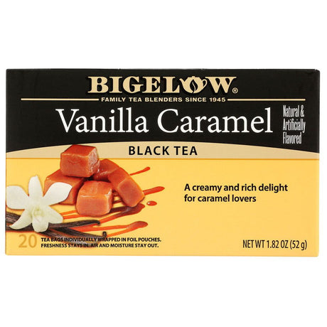 BIGELOW: Vanilla Caramel Black Tea 20 Bags, 1.82 oz - Sunshine Co Op. - #tag1# - #tag2# - #tag3# - #tag4#