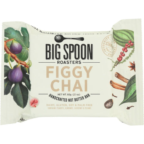 BIG SPOON ROASTERS: Figgy Chai Peanut Butter Bar, 60 gm - #tag1# - #tag2#