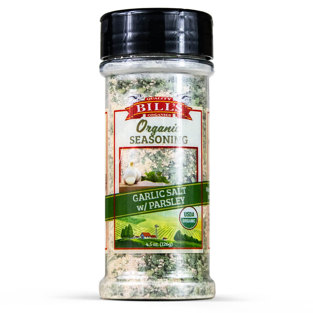 BILLS ORGANICS: Seasoning Garlic Salt, 4.5 oz - #tag1# - #tag2#