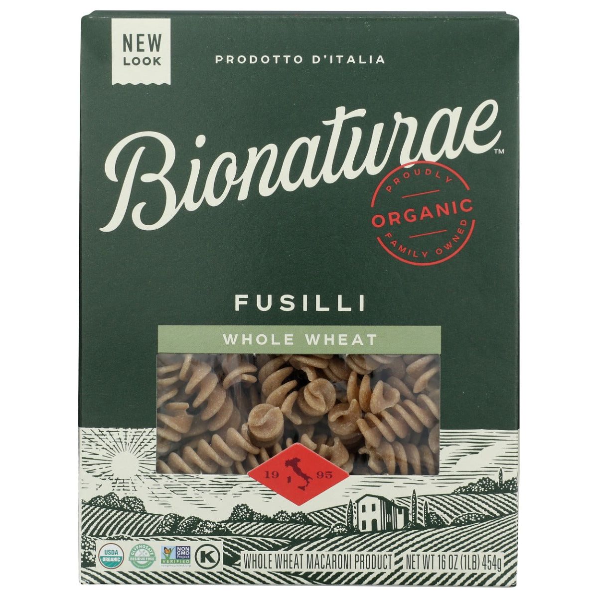 BIONATURAE: 100 Percent Organic Whole Wheat Fusilli, 16 oz - #tag1# - #tag2#