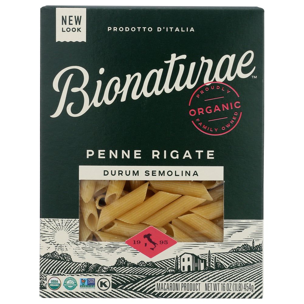 BIONATURAE: Organic Durum Semolina Pasta Penne Rigate, 16 oz - #tag1# - #tag2#