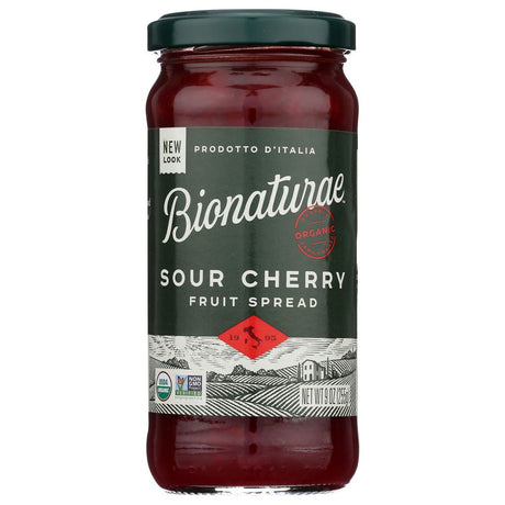 BIONATURAE: Organic Fruit Spread Sour Cherry, 9 oz - #tag1# - #tag2#