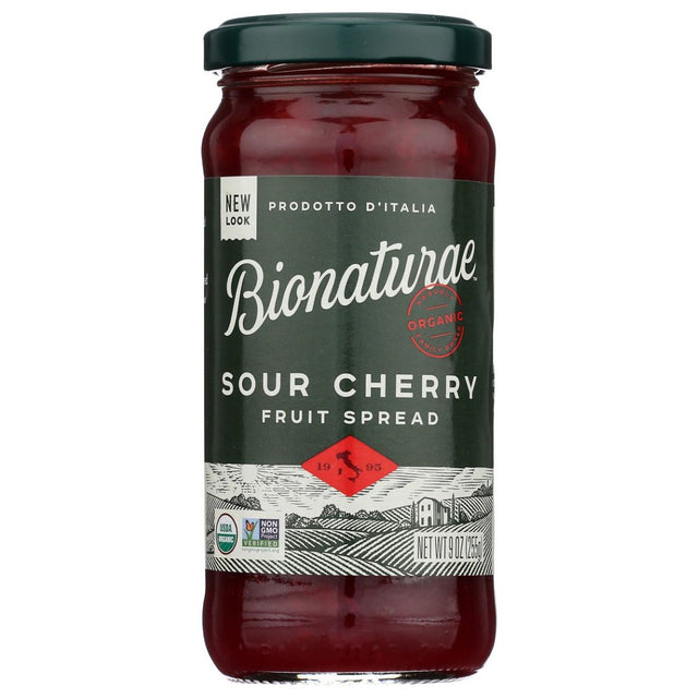 BIONATURAE: Organic Fruit Spread Sour Cherry, 9 oz - #tag1# - #tag2#