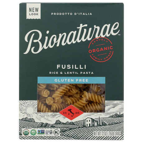 BIONATURAE: Organic Gluten Free Rice Lentil Fusili, 12 oz - #tag1# - #tag2#