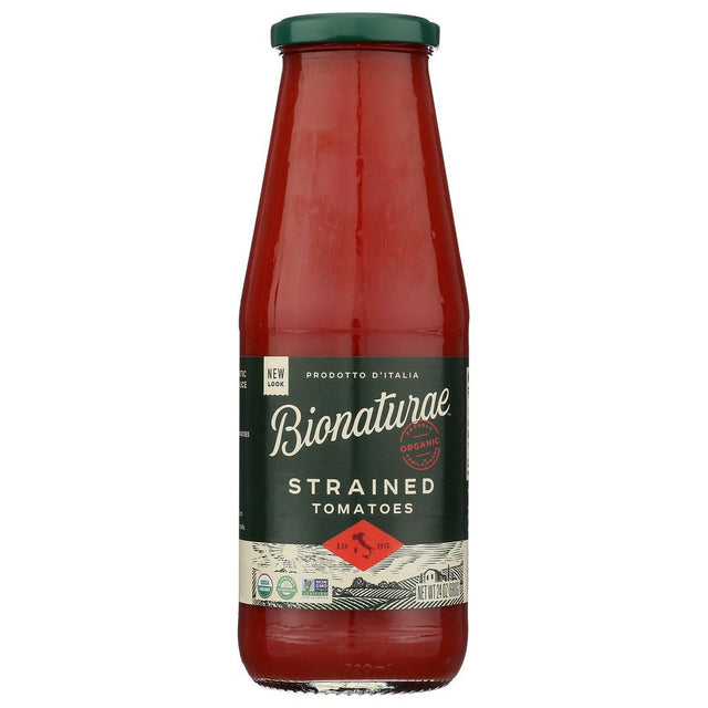 BIONATURAE: Organic Strained Tomatoes, 24 Oz - #tag1# - #tag2#
