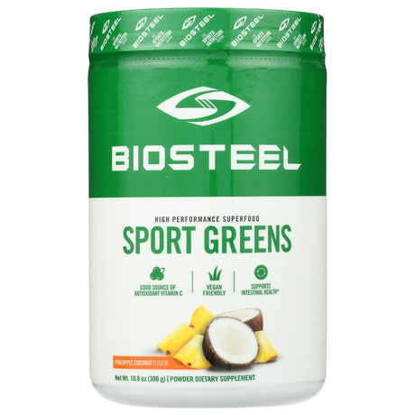 BIOSTEEL: Sport Greens Pineapple Cc, 10.8 oz - #tag1# - #tag2#