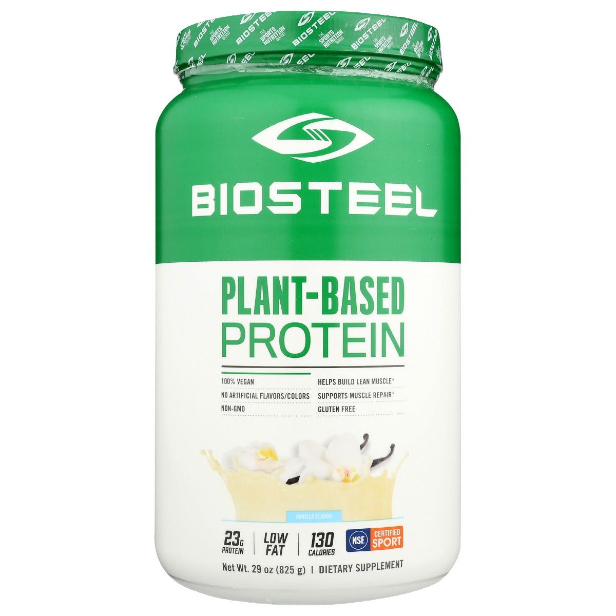 BIOSTEEL: Vanilla Plant Based Protein, 29 oz - #tag1# - #tag2#