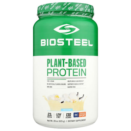 BIOSTEEL: Vanilla Plant Based Protein, 29 oz - #tag1# - #tag2#
