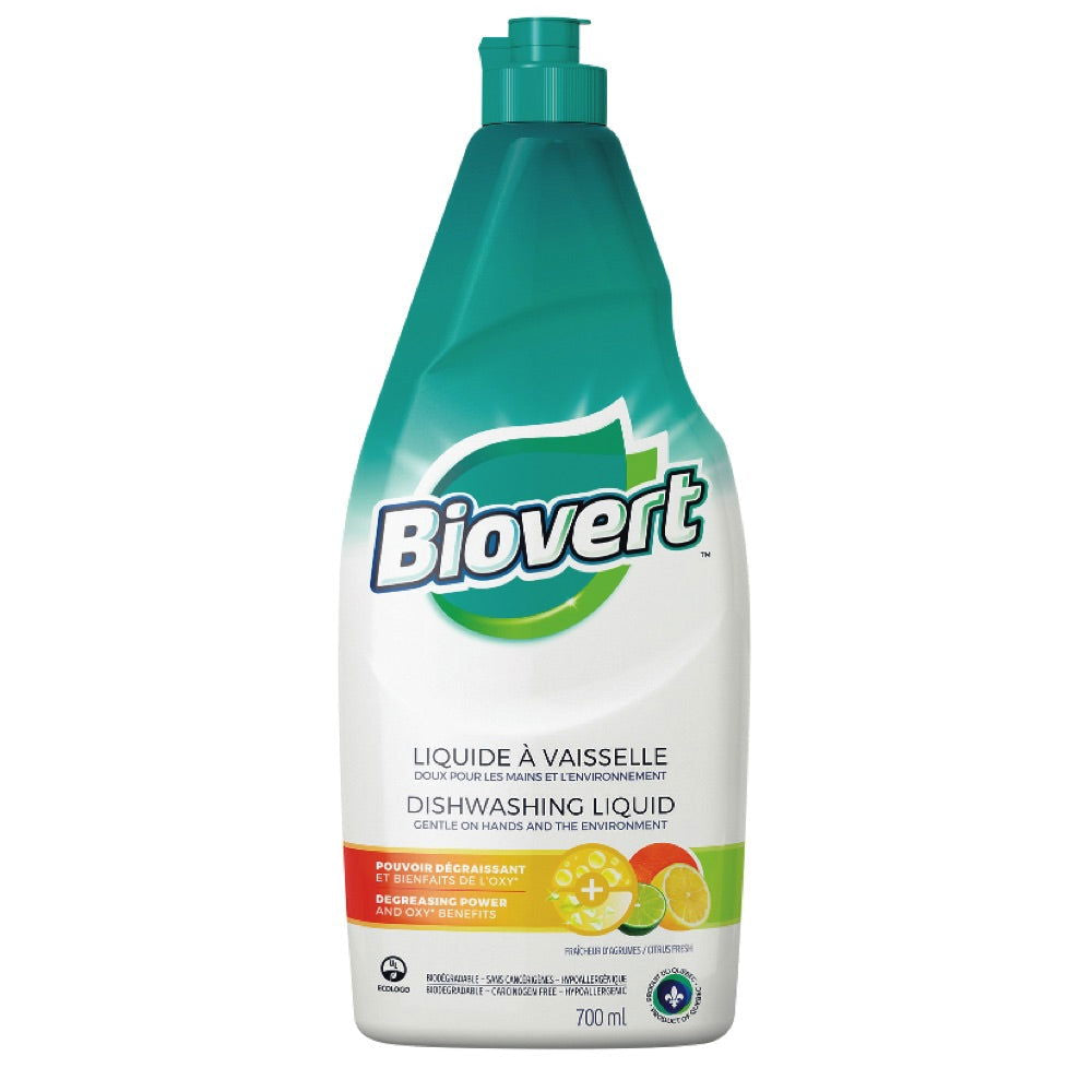 BIOVERT: Dishwashing Liquid Citrus Fresh, 23.7 fo - #tag1# - #tag2#