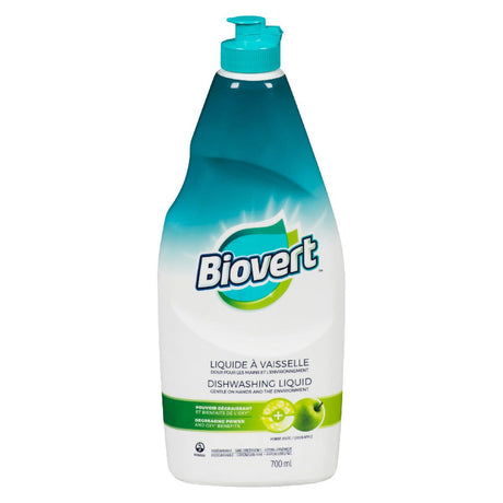 BIOVERT: Dishwashing Liquid Green Apple, 23.7 fo - #tag1# - #tag2#