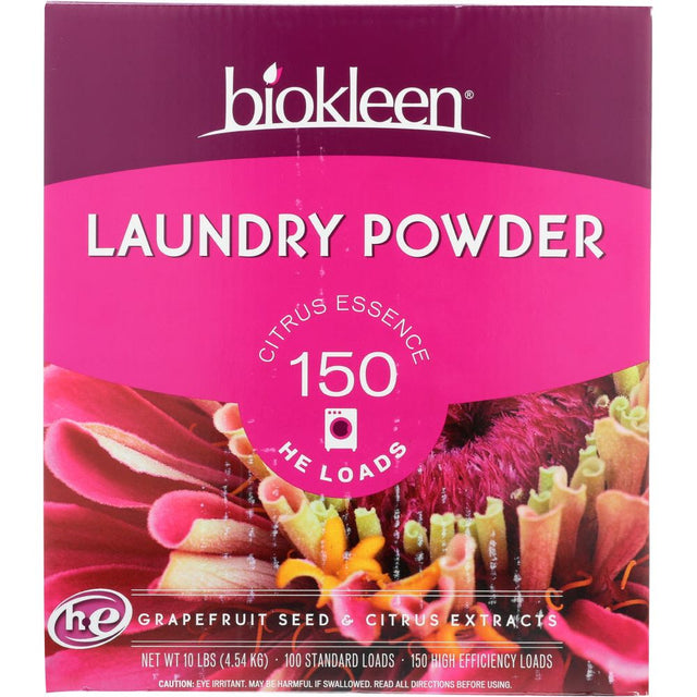 BIO KLEEN: Laundry Powder Grapefruit Seed And Citrus Extract, 10 lb - #tag1# - #tag2#