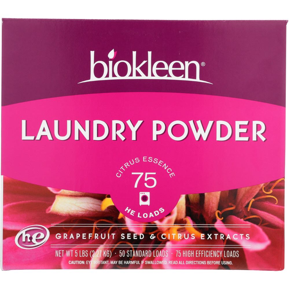 BIO KLEEN: Laundry Powder Grapefruit Seed And Citrus Extract, 5 lb - #tag1# - #tag2#
