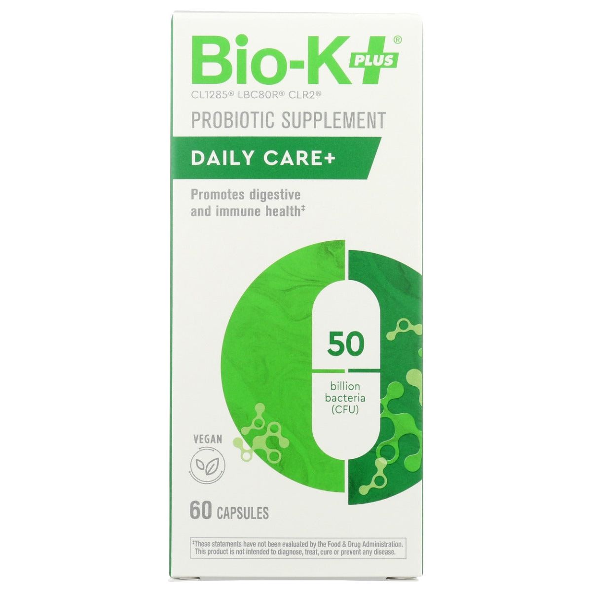 BIO K: Probiotic Daily 50Bil, 60 CP - #tag1# - #tag2#