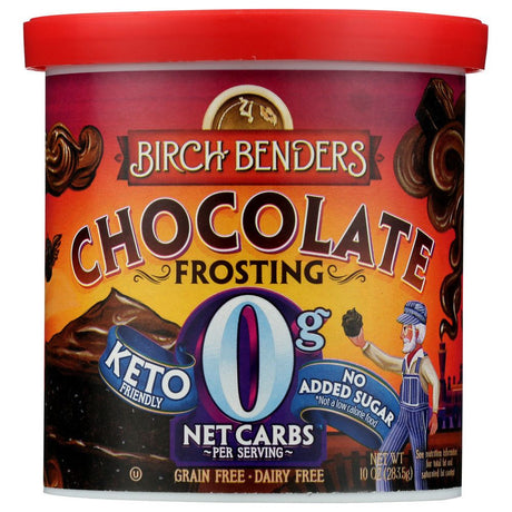 BIRCH BENDERS: Frosting Keto Chocolate, 10 OZ - #tag1# - #tag2#
