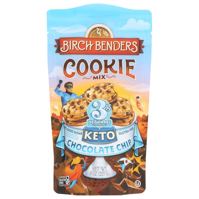 BIRCH BENDERS: Mix Keto Cho Chip Cookie, 8 OZ - #tag1# - #tag2#
