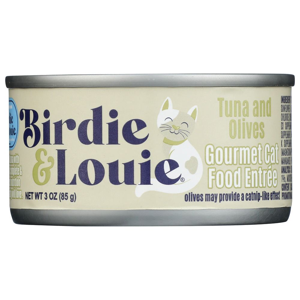 BIRDIE & LOUIE: Tuna and Olives Wet Cat Food Gourmet Entrees, 3 oz - #tag1# - #tag2#