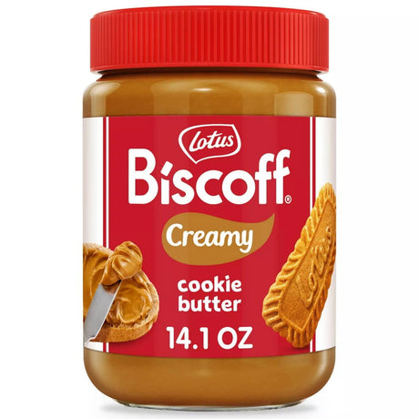 BISCOFF: Creamy Cookie Butter, 14 oz - #tag1# - #tag2#