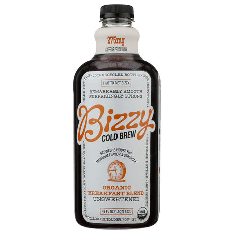 BIZZY COFFEE: Coffee Cold Brew Breakfast Blend Organic, 48 fo - #tag1# - #tag2#